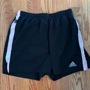 Adidas woman’s running shorts lined